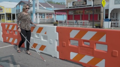 Safetywall® ADA-Compliant Pedestrian Barricade