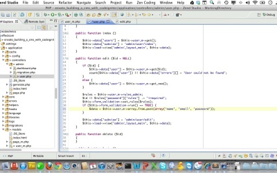 Build a CMS in CodeIgniter - Managing Users Part 2