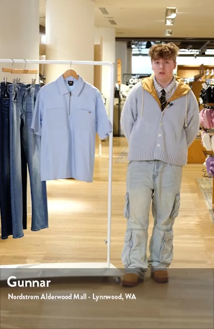 Dickies Ranch Quarter Zip Work Shirt | Nordstrom