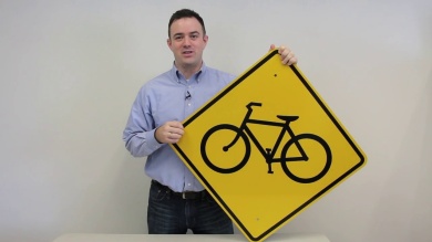 Bicycle Symbol - Traffic Sign
