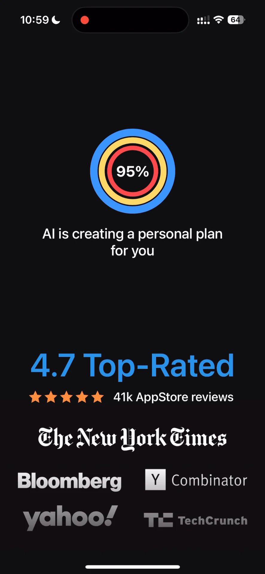 Fitness AI - Video on paywall