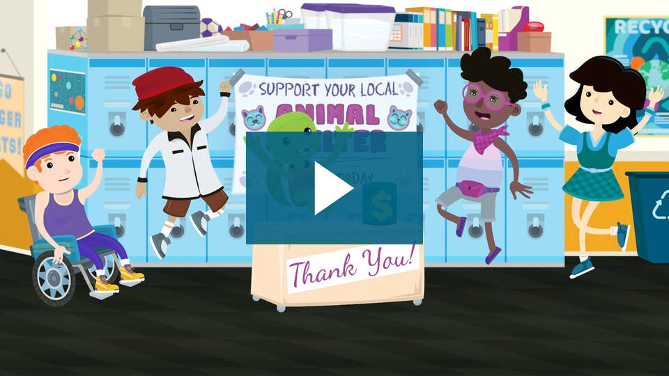 Video thumbnail for Giving Money with a play button over the top.