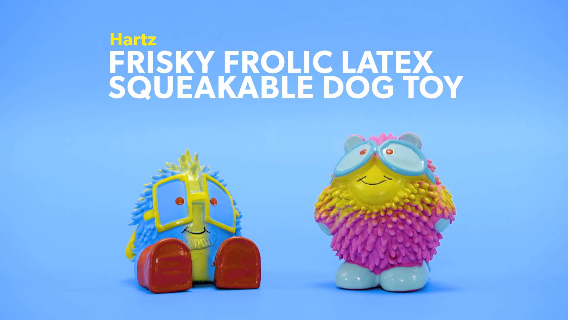 hartz frisky frolic dog toy