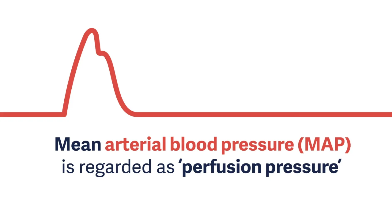 Mean arterial store pressure definition