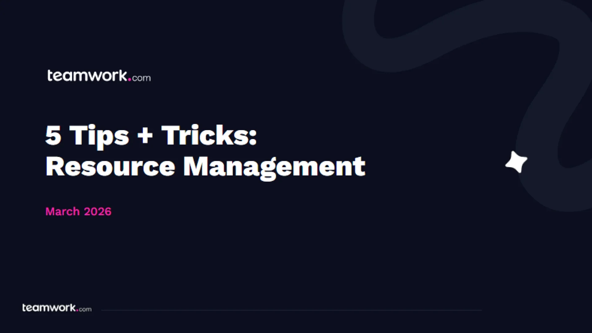 Thumbnail image for the video: [March 2026] 5 Tips + Tricks: Resource Management