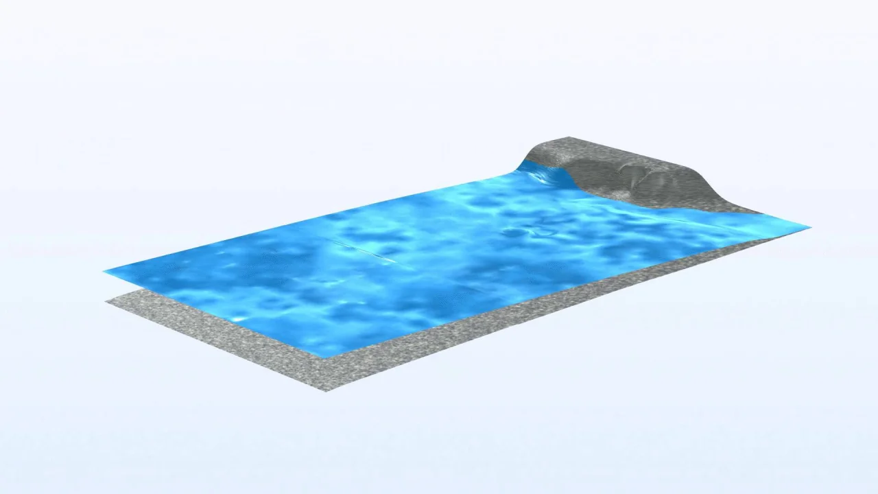 Analyzing Tsunami Waves with an Established Benchmark Model | COMSOL Blog Analyzing Tsunami Waves with an Established Benchmark Model | COMSOL Blog