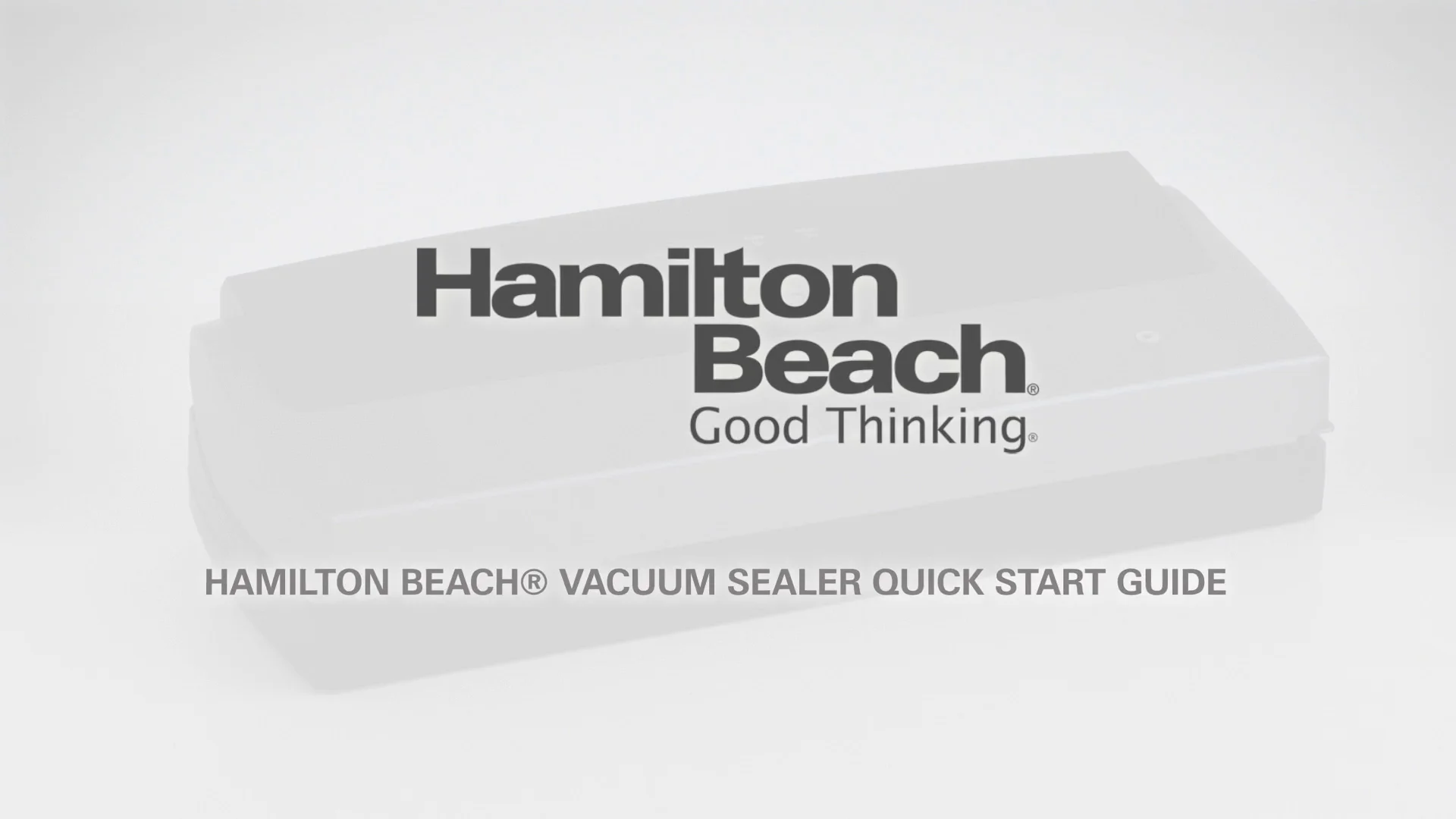 Hamilton Beach PrimaVac NutriFresh Vac Bags 11x16 3Mil