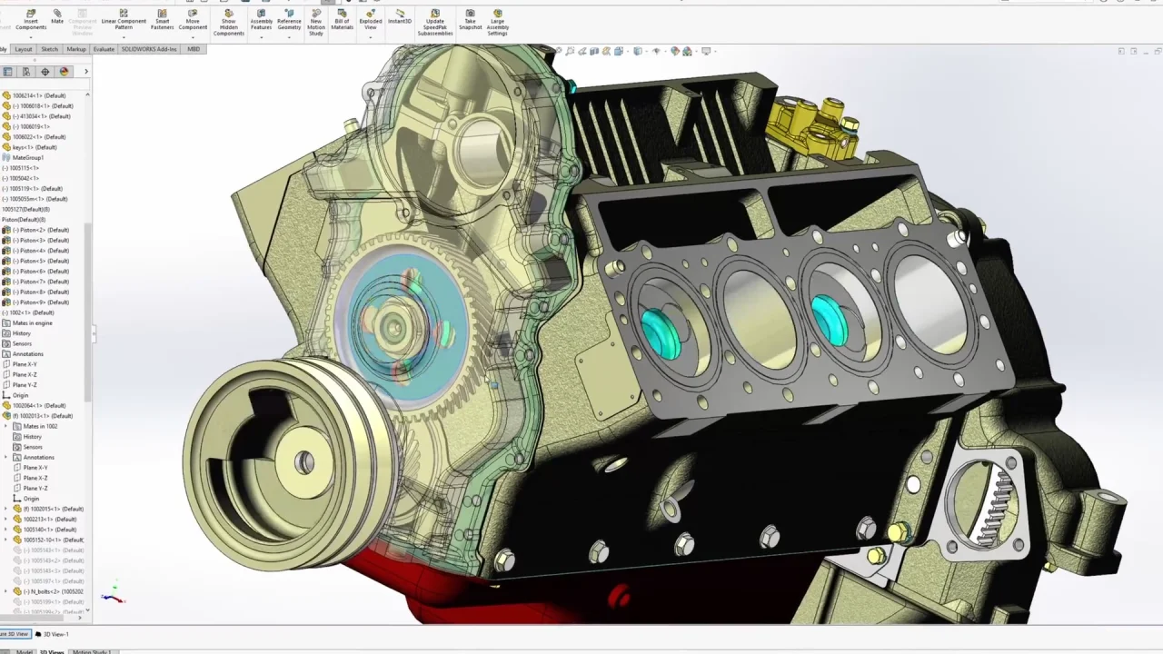 writing machine Mechanical parts, 3D CAD Model Library