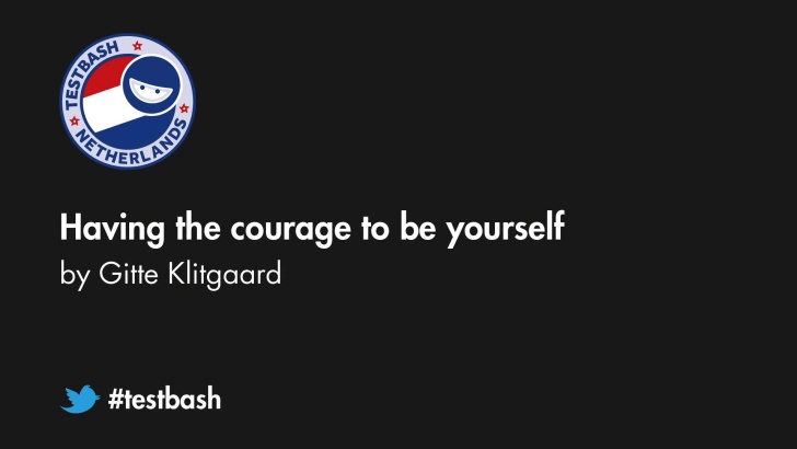 Having the courage to be yourself - Gitte Klitgaard