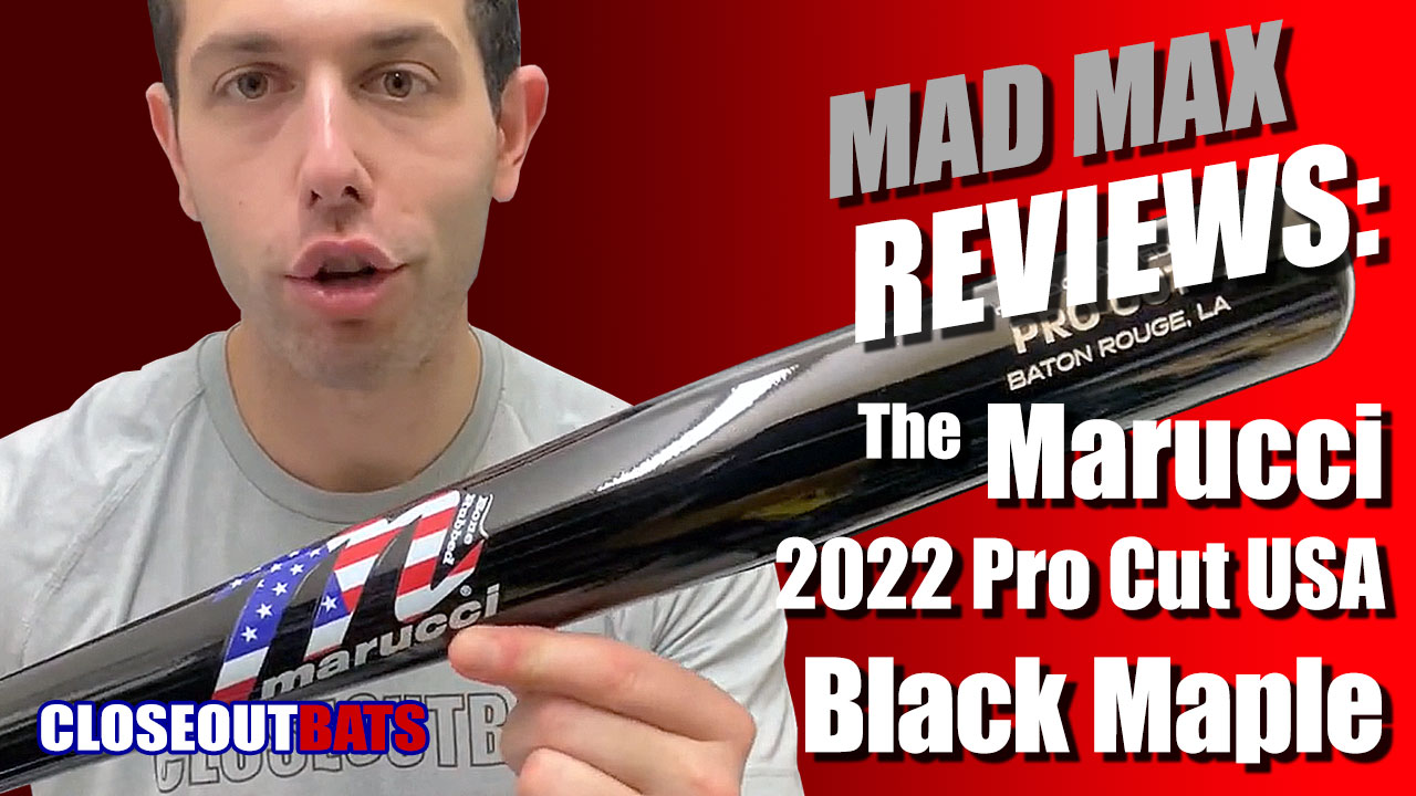 Marucci MBMPCUSA Pro Cut USA Black Maple