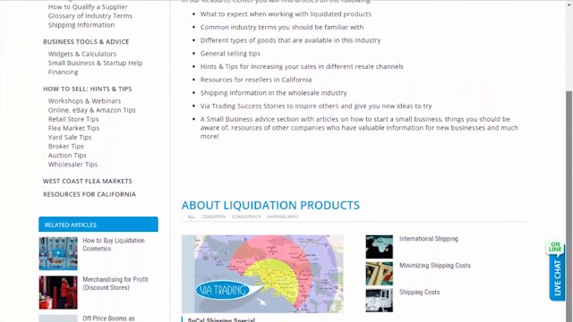 Liquidation best sale channel live