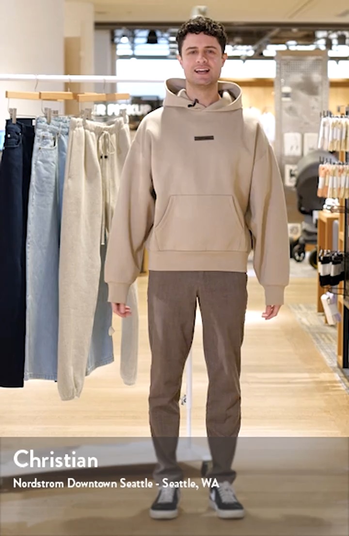 Fear of God Essentials Classic Fit Fleece Hoodie | Nordstrom