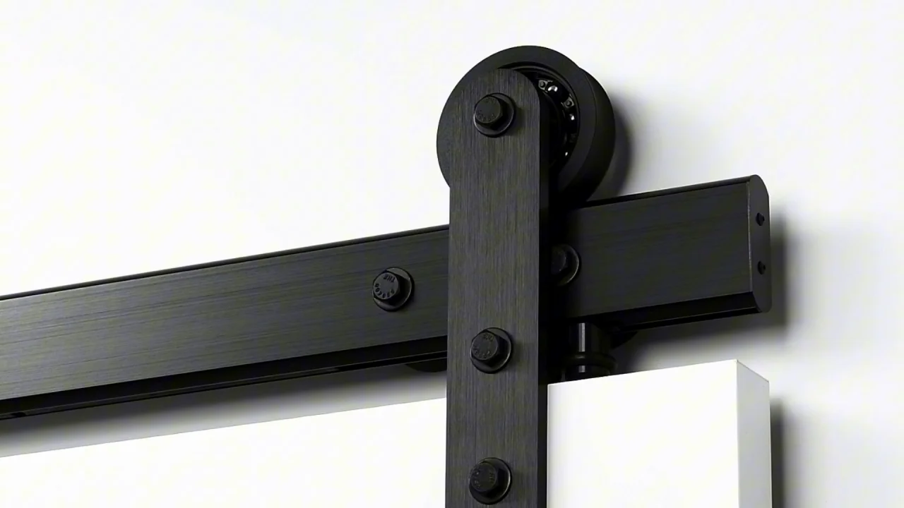 Axel - Rustic Modern Wood Barn Door Hardware | Krownlab®
