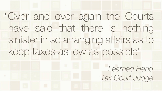 Tax Quote: Learned Hand