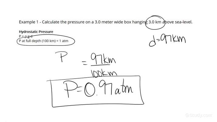 how-to-calculate-pressure-on-a-solid-object-in-the-atmosphere-physics