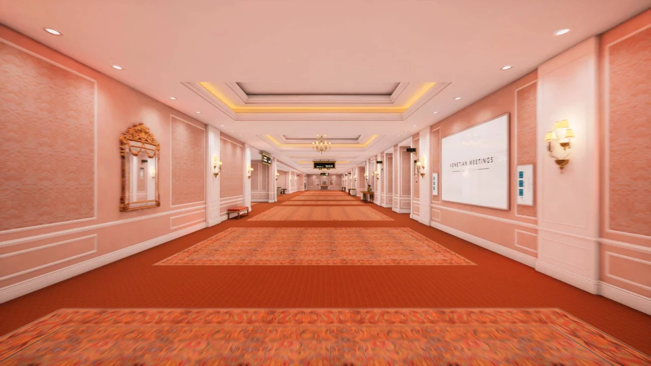 Level 4 Foyer Virtual Tour | Venetian Meetings | The Venetian Expo