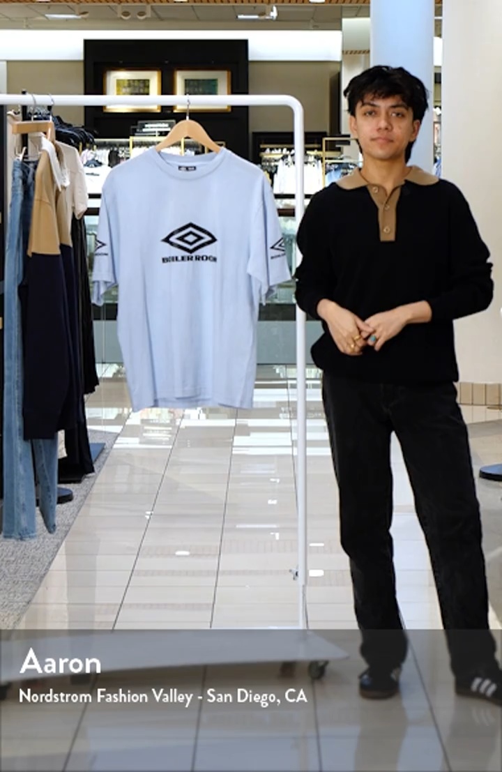 Tシャツ・カットソー UMBRO UMB X BOILER ROOM Washed Short Sleeve T-shirt BlackUP4 Boiler Room x Umbro Washed T-Shirt in Black | REVOLVE