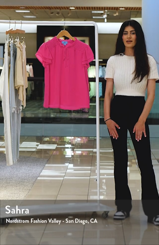 (取寄) シーシー レディース フラッター スリーブ フロント キーホール ブラウザ CeCe women Flutter Sleeve Front Keyhole Blouse Peach Coral CeCe Women's Flutter Sleeve Front Keyhole Blouse, Peach