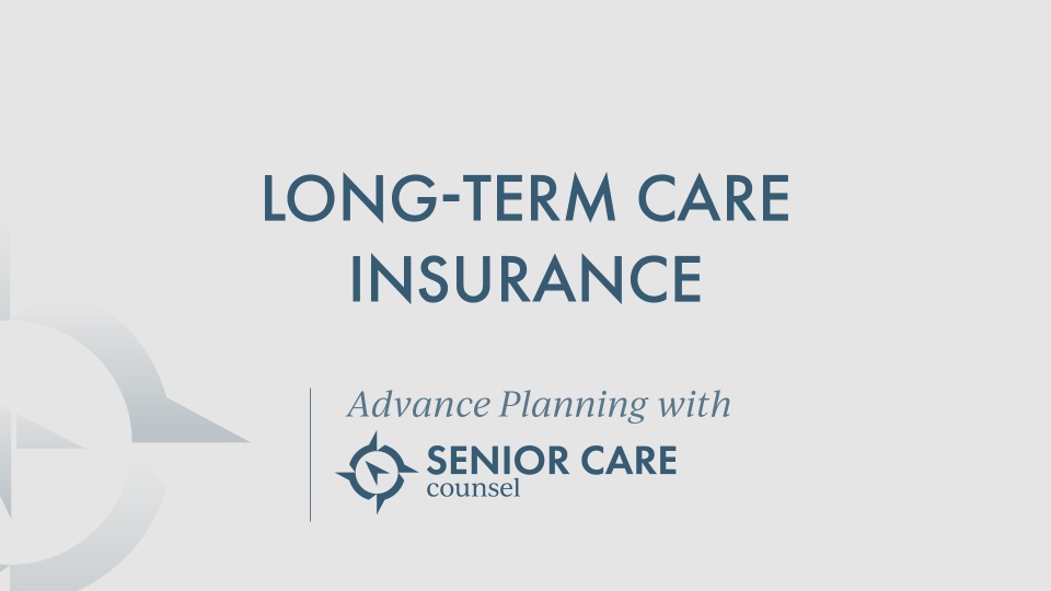 Long-Term Care Insurance