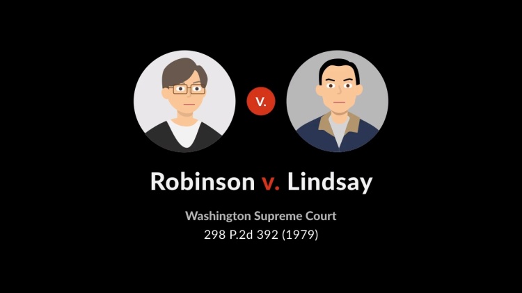 Robinson v. Lindsay