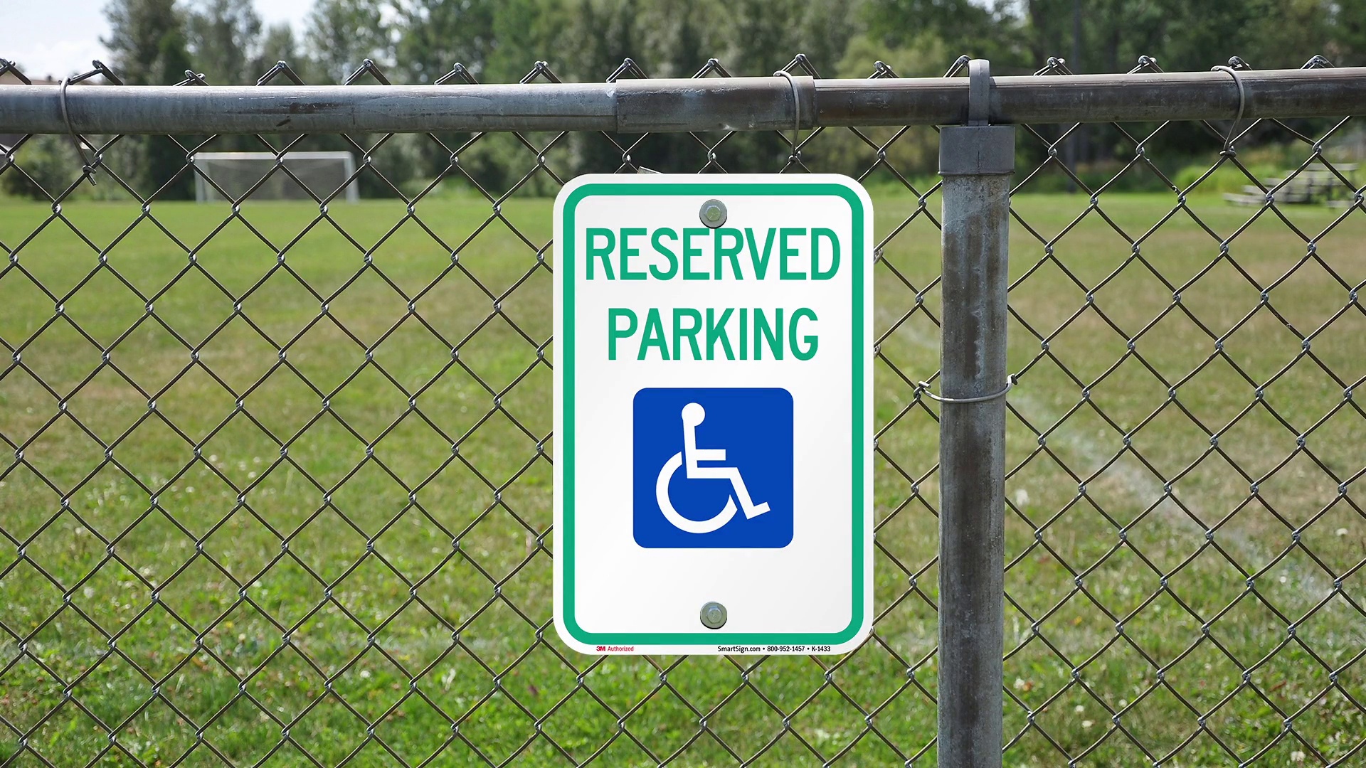 Reserved Parking ADA  Sign