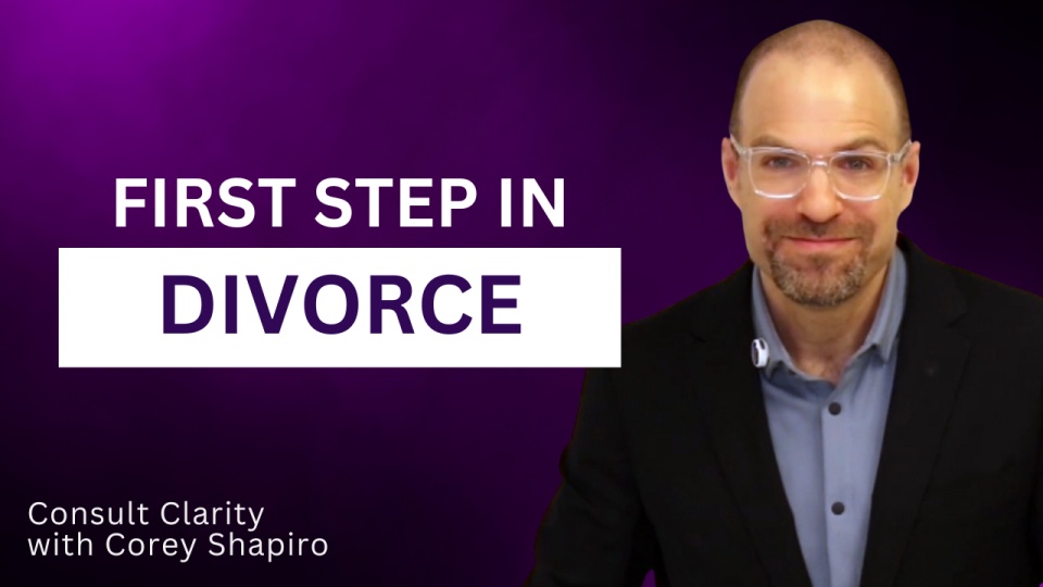 First Step In A Divorce Process
