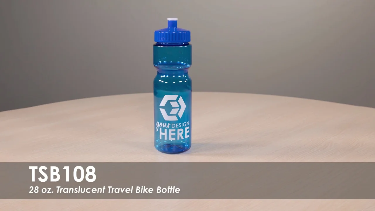 Custom Water Bottles - 28 oz. Travel Bike Bottle-Blank