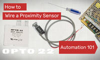 Automation 101: Wire a Proximity Sensor