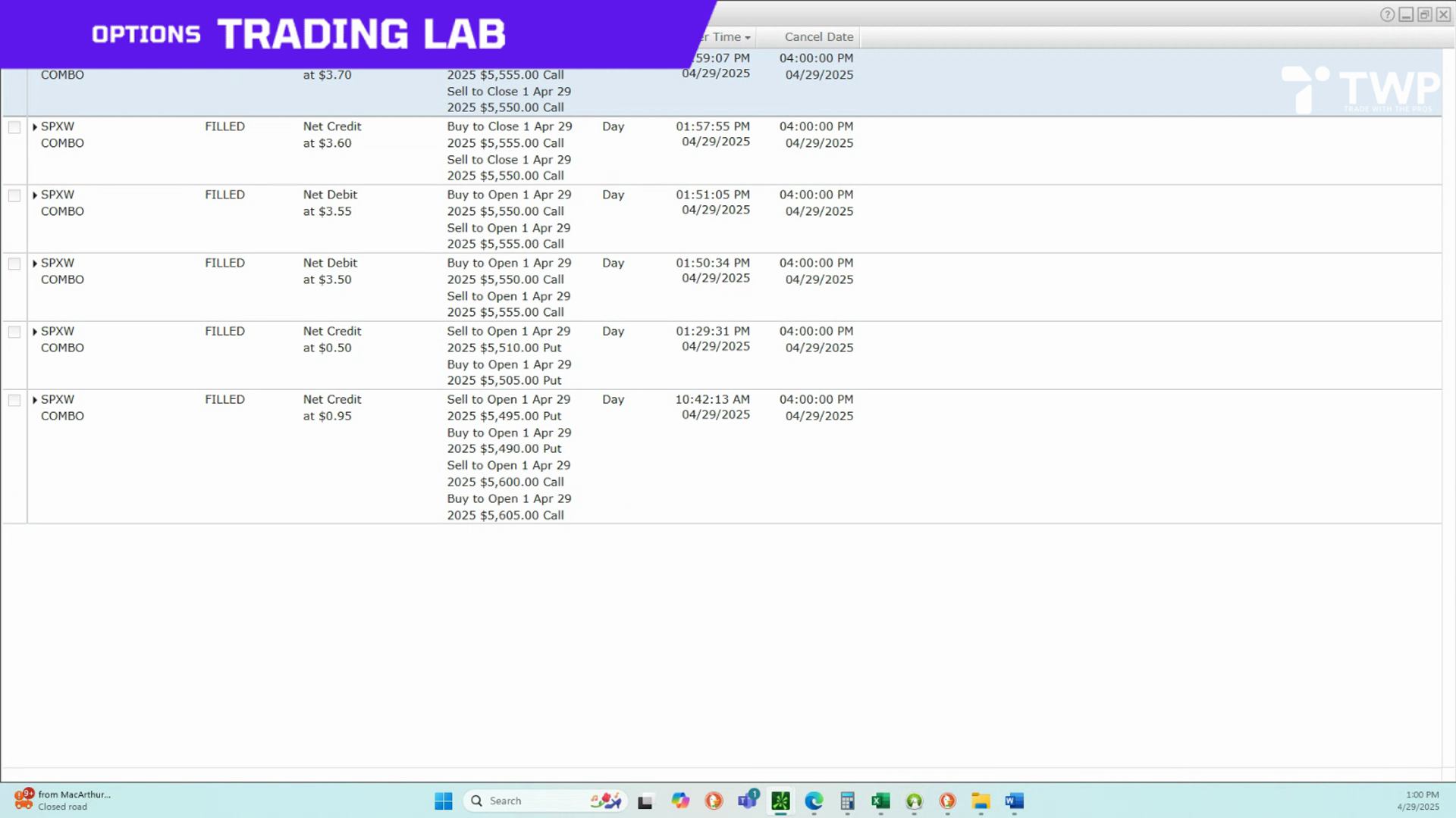 Options Lab Appleton Wi Advanced Options Trading Lab – April Recordings – TWP Student Portal