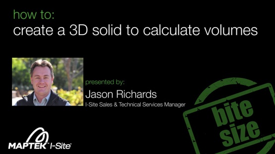 How to create a 3D solid to calculate volume