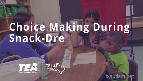 Choice Making During Snack - Dre