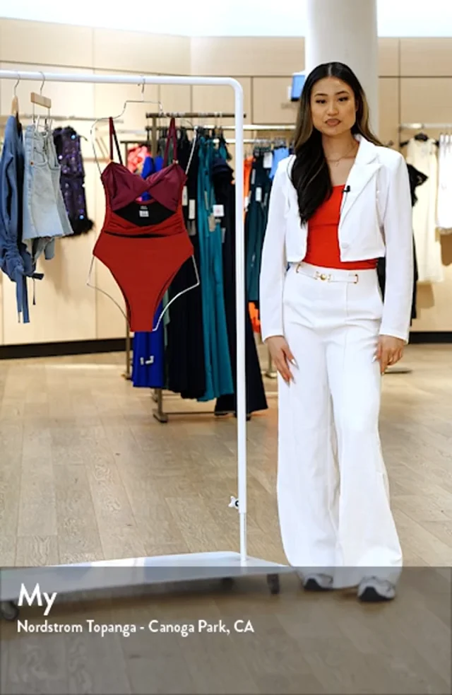 Villa Fresca Mia Twisted Cutout One-Piece Swimsuit | Nordstrom Villa Fresca Mia Twisted Cutout One-Piece Swimsuit | Nordstrom