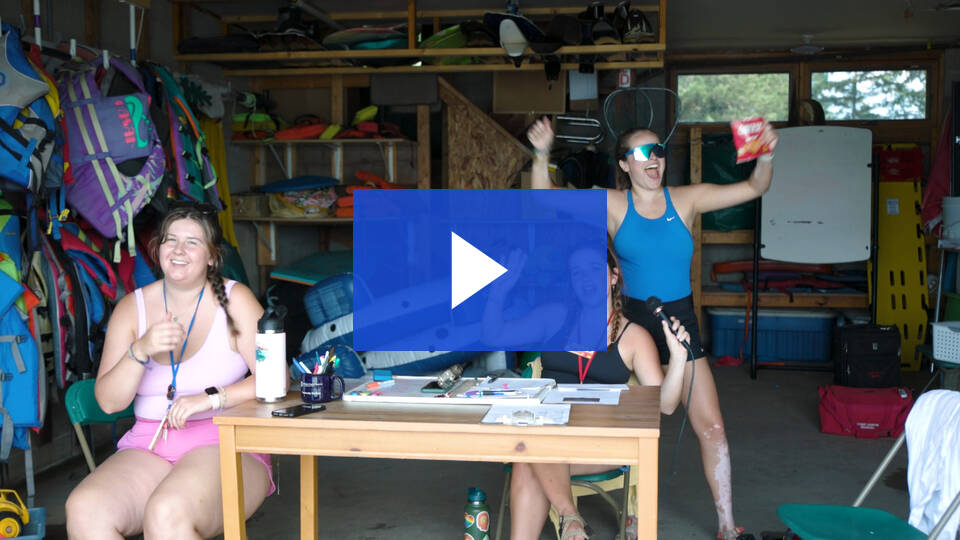 Click to play the informational video, Camp Knutson: No other place quite like it