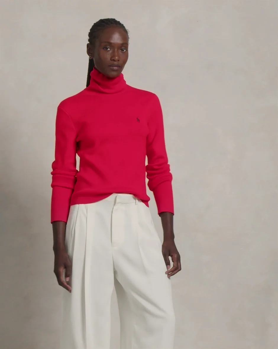 Polo Ralph Lauren Pima Cotton Blend Turtleneck Sweater | Nordstrom
