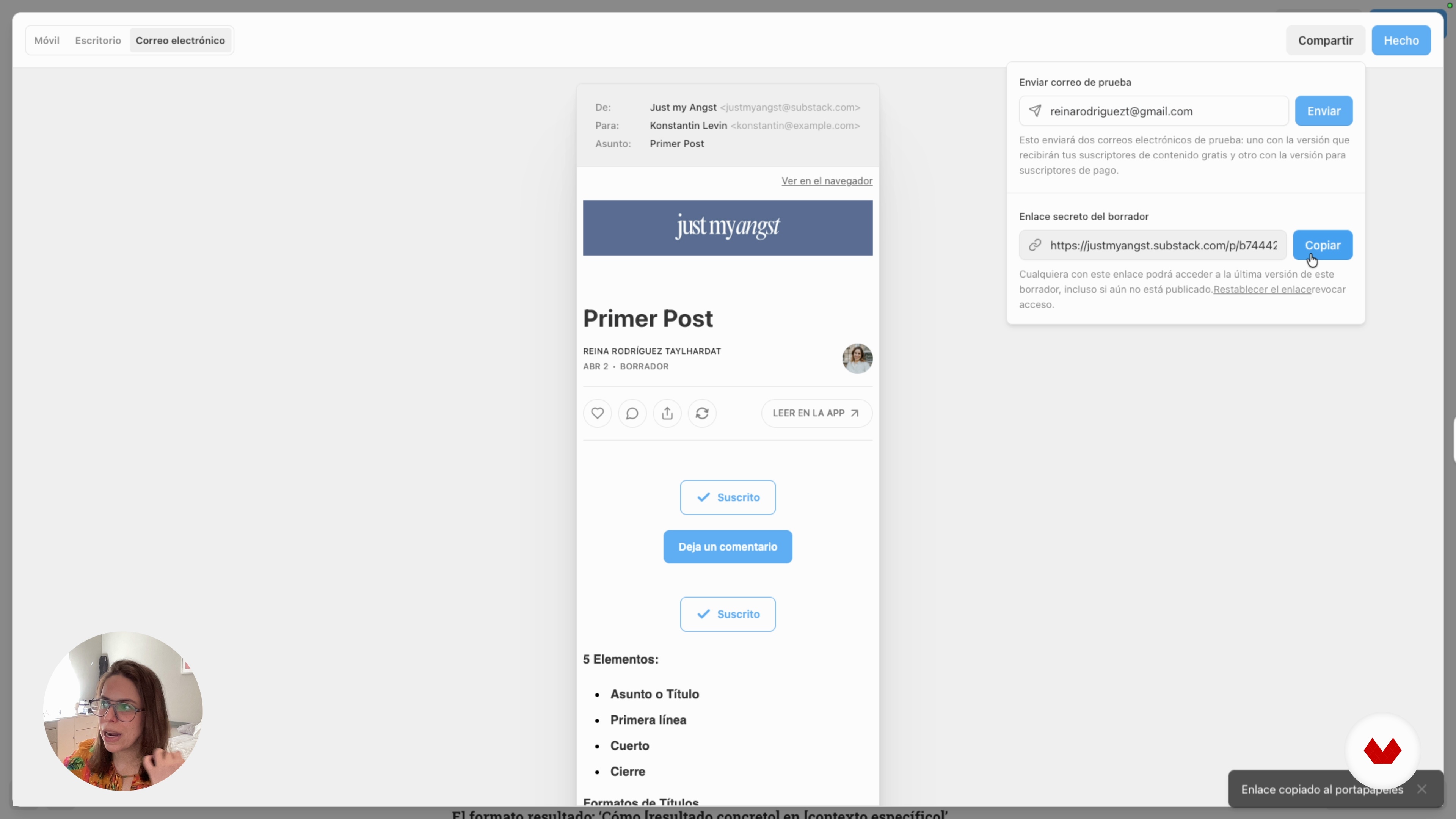 Envía tu primer newsletter