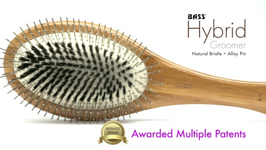 BASS BRUSH COMPANY, Hybrid Groomer Brush