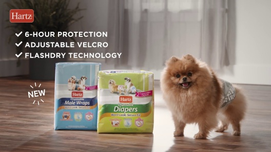 Hartz® Disposable Dog Diapers with FlashDry® Gel Technology - 5ct