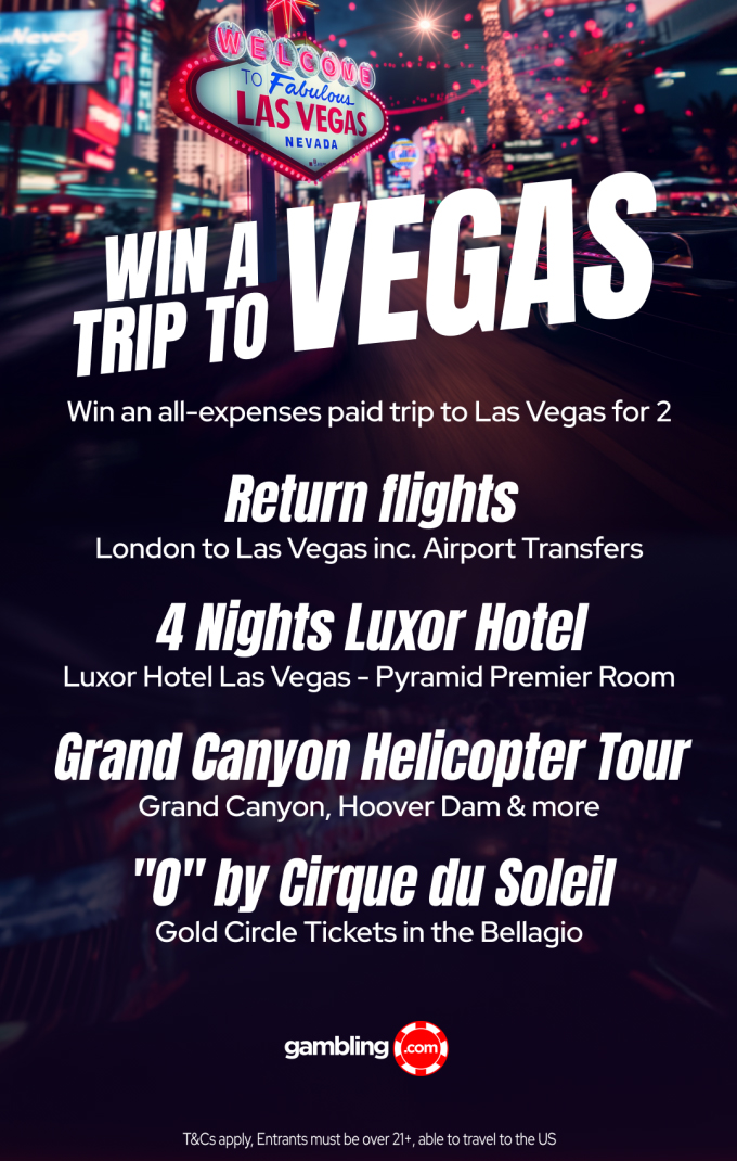 Win a trip to Vegas with Gambling.com