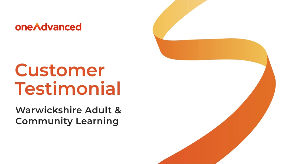 Warwickshire County Council - Customer Success Story (Judith Doughlin - Programme Lead)