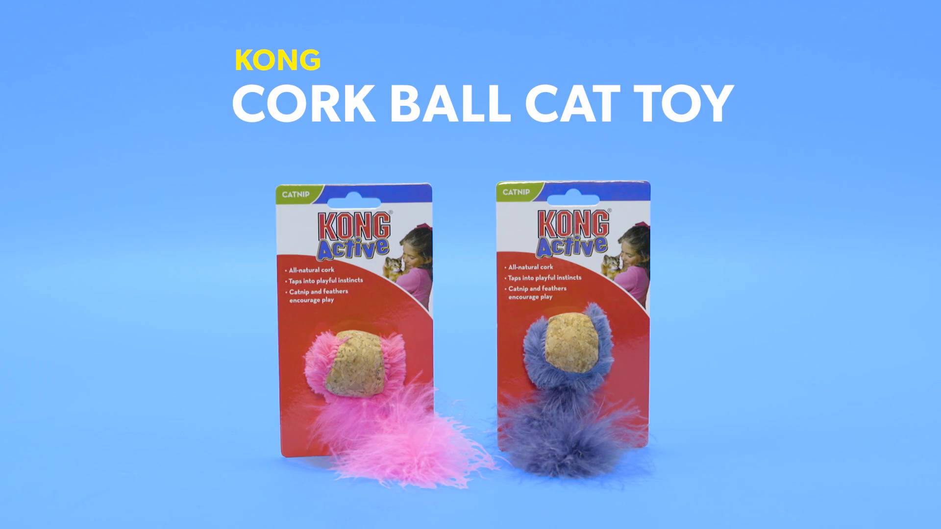 Kong cat cork store ball