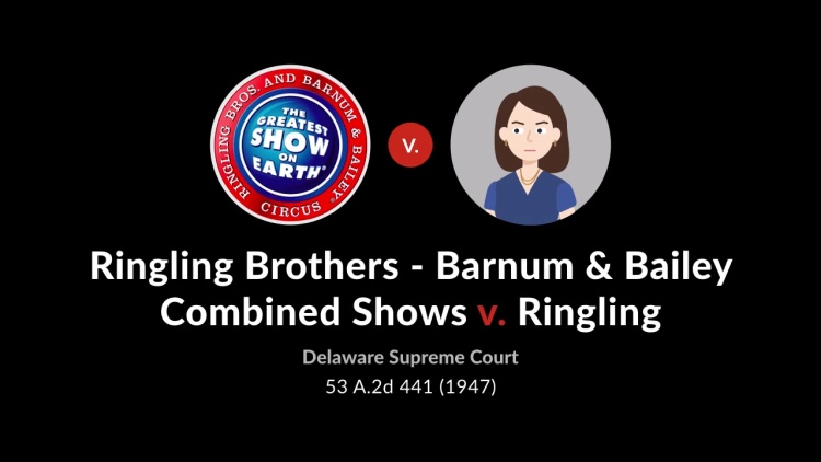 Ringling Bros.-Barnum & Bailey Combined Shows v. Ringling