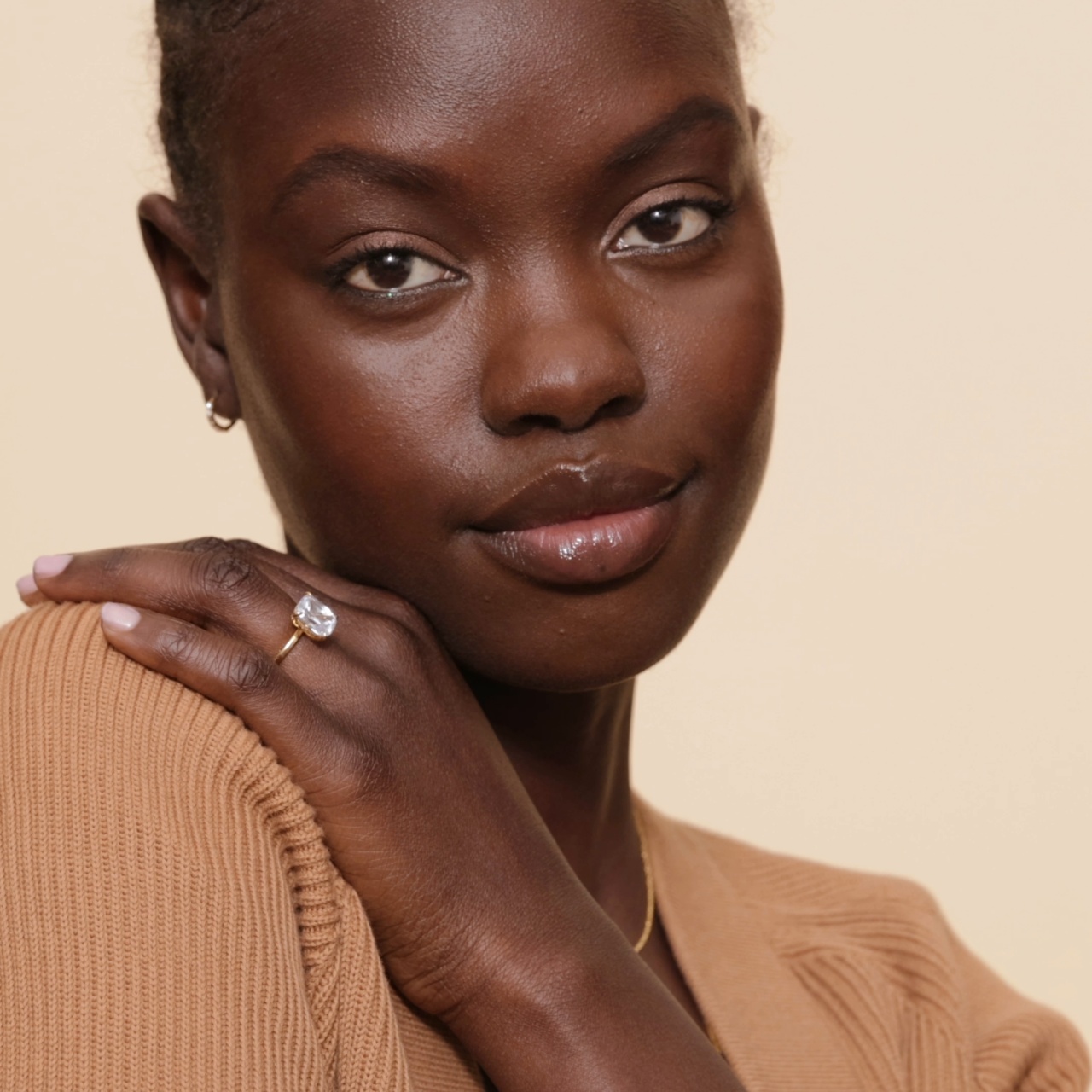 18K Yellow Gold Lumiere Diamond Ring