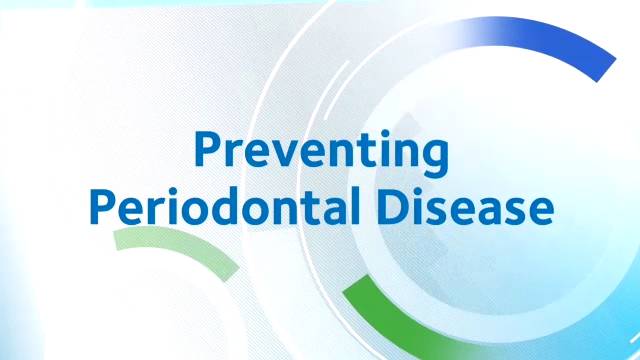ADA video discussing how to prevent periodontal disease