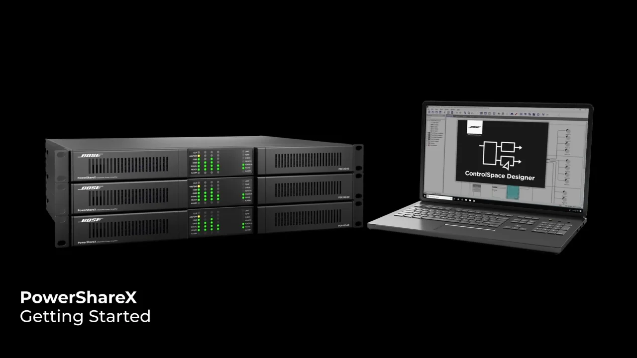 PowerShareX Series: Smart Power Amplifiers | Bose Professional