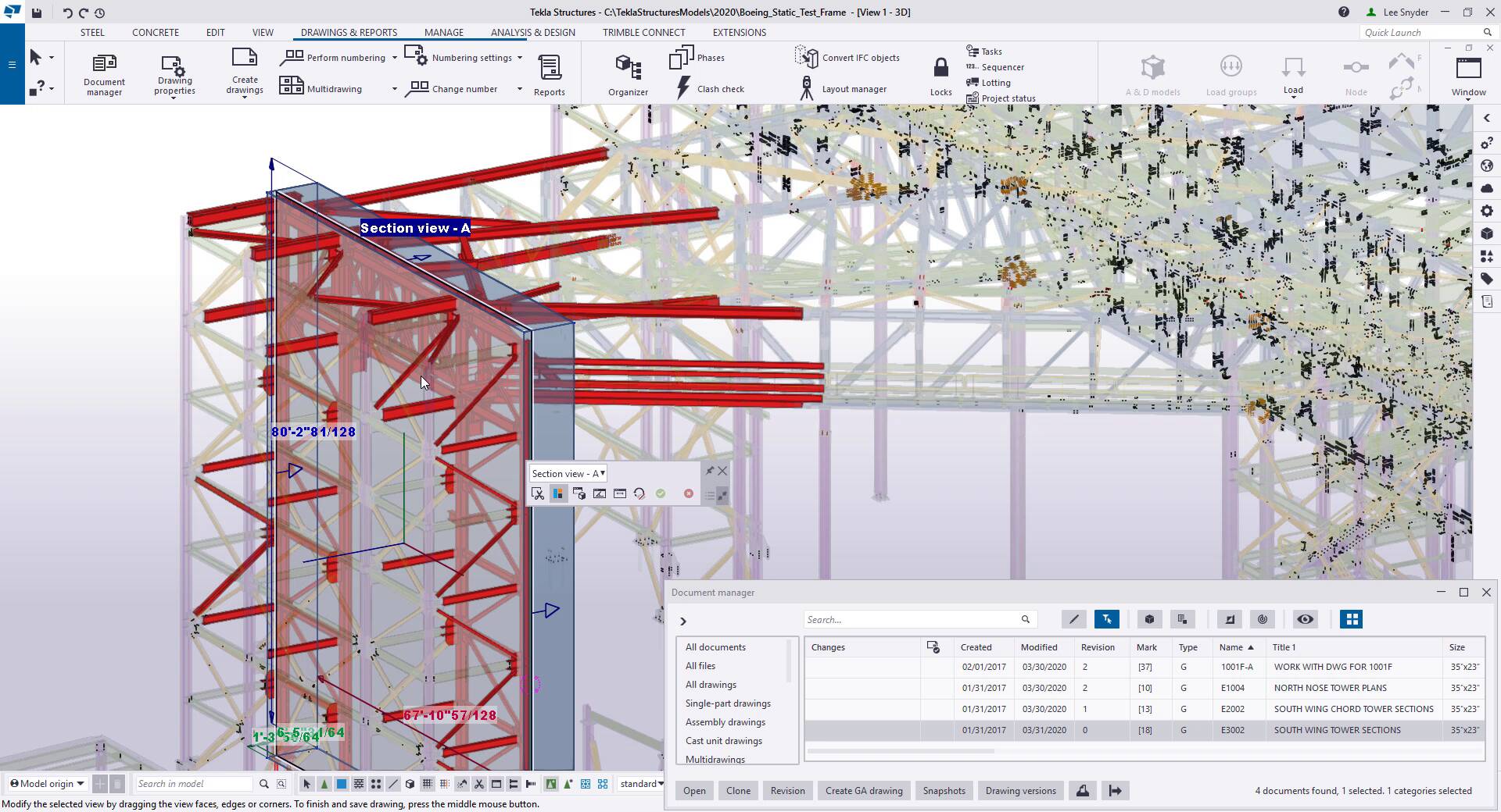 Boeing hangar proves sky is the limit for Tekla