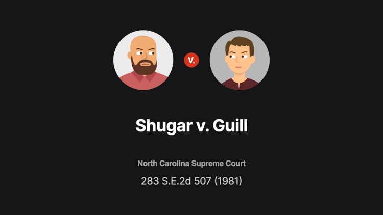 Shugar v. Guill