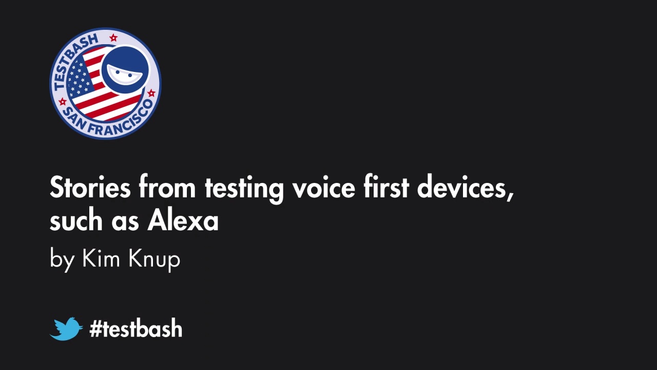 Stories from Testing Voice First Devices, Such as Alexa - Kim Knup image