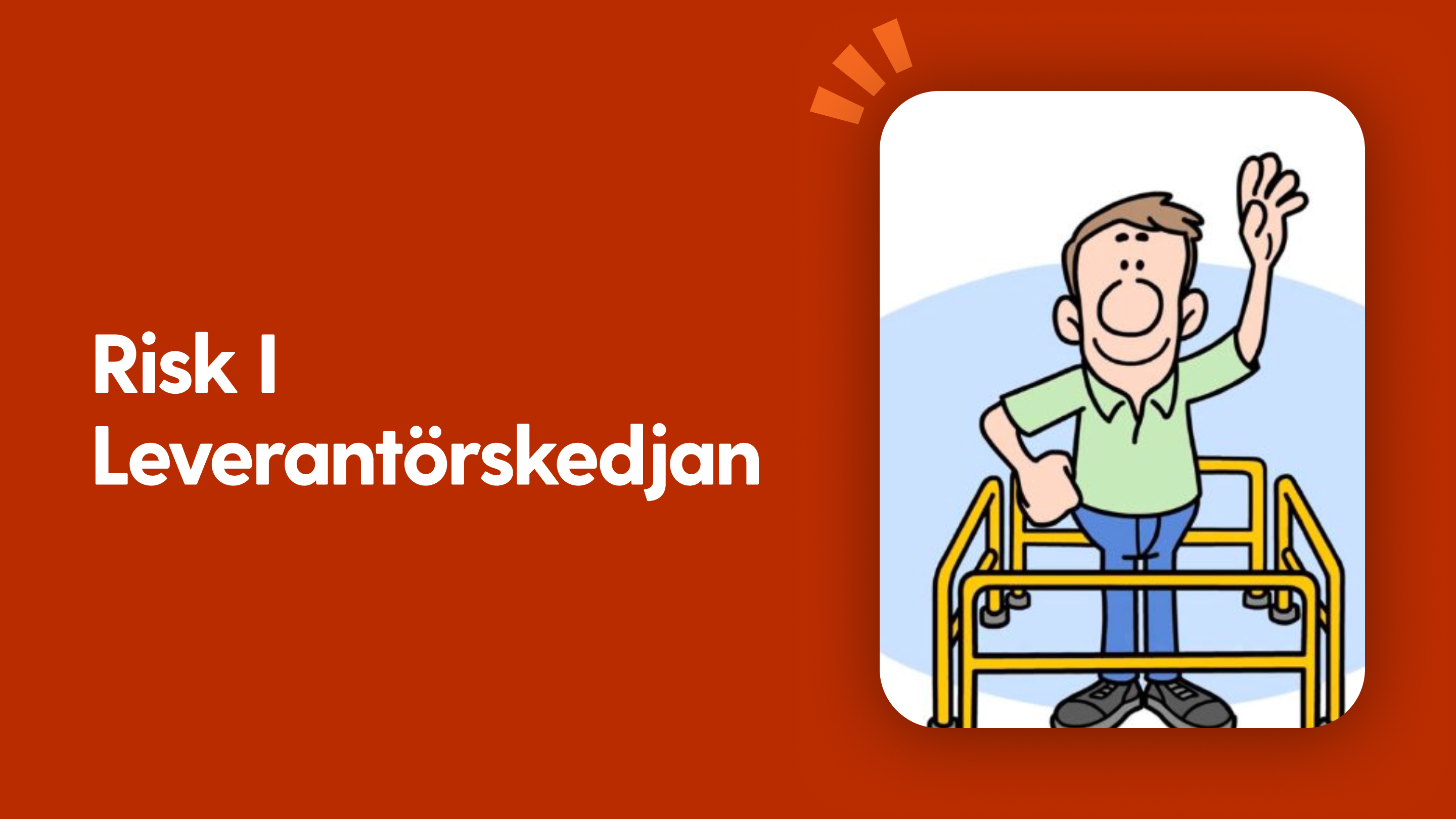 Risk i leverantörskedjan