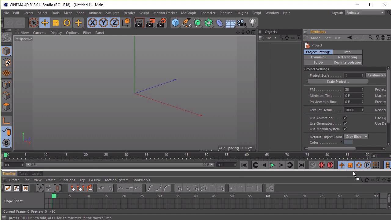 Animating Paint Strokes With Cinema 4D - Cinema 4D Setup