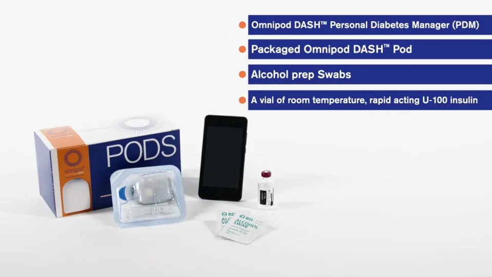 Omnipod DASH® Pods – StrippedSupply